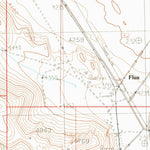 United States Geological Survey Flux, UT (1985, 24000-Scale) digital map