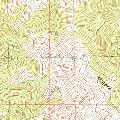 United States Geological Survey Flux, UT (1985, 24000-Scale) digital map