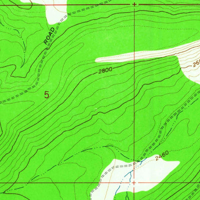United States Geological Survey Fly Creek, OR (1962, 24000-Scale) digital map