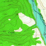 United States Geological Survey Fly Creek, OR (1962, 24000-Scale) digital map