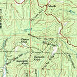 United States Geological Survey Fly Gap Mountain, AR (1983, 100000-Scale) digital map