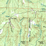 United States Geological Survey Fly Gap Mountain, AR (1983, 100000-Scale) digital map