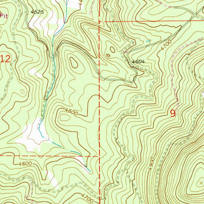 United States Geological Survey Fly Valley, OR (1965, 24000-Scale) digital map