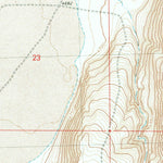 United States Geological Survey Flybee Lake, OR (1980, 24000-Scale) digital map