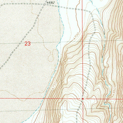 United States Geological Survey Flybee Lake, OR (1980, 24000-Scale) digital map