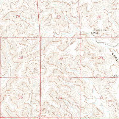 United States Geological Survey Flying H, NM (1961, 62500-Scale) digital map