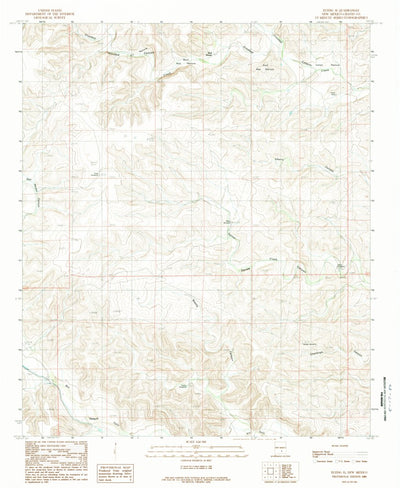 United States Geological Survey Flying H, NM (1989, 24000-Scale) digital map
