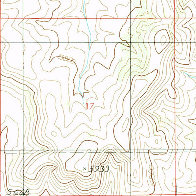 United States Geological Survey Flying H NW, NM (1989, 24000-Scale) digital map