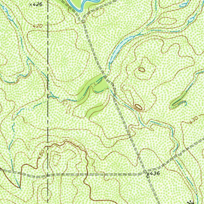 United States Geological Survey Flying W Ranch, TX (1974, 24000-Scale) digital map