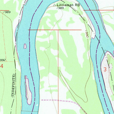 United States Geological Survey Flynn Creek South, MT (1972, 24000-Scale) digital map