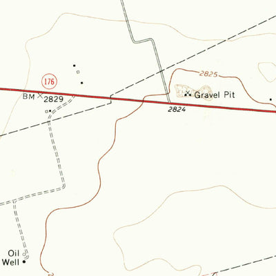 United States Geological Survey Flynt Ranch, TX (1966, 24000-Scale) digital map
