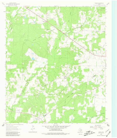 United States Geological Survey Fodice, TX (1963, 24000-Scale) digital map