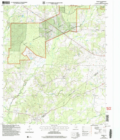 United States Geological Survey Fodice, TX (2004, 24000-Scale) digital map