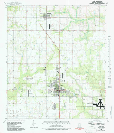 United States Geological Survey Foley, AL (1980, 24000-Scale) digital map