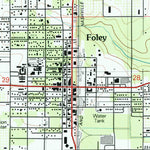 United States Geological Survey Foley, AL (1980, 24000-Scale) digital map