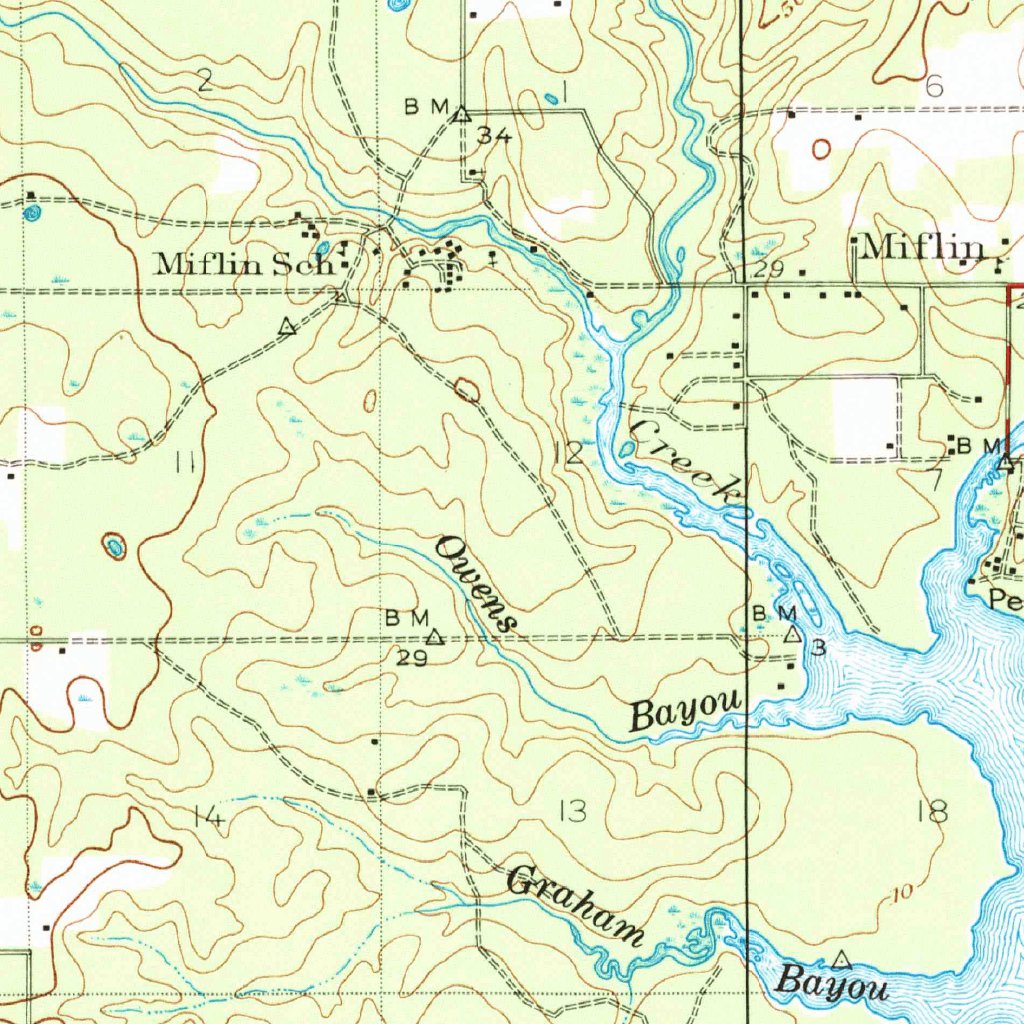 Foley, AL-FL (1941, 62500-Scale) Map by United States Geological Survey ...