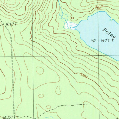 United States Geological Survey Foley Pond, ME (1989, 24000-Scale) digital map