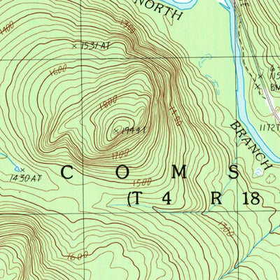 United States Geological Survey Foley Pond, ME (1989, 24000-Scale) digital map