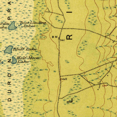 United States Geological Survey Folkston, GA-FL (1918, 62500-Scale) digital map
