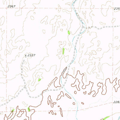 United States Geological Survey Follett SE, TX-OK (1972, 24000-Scale) digital map
