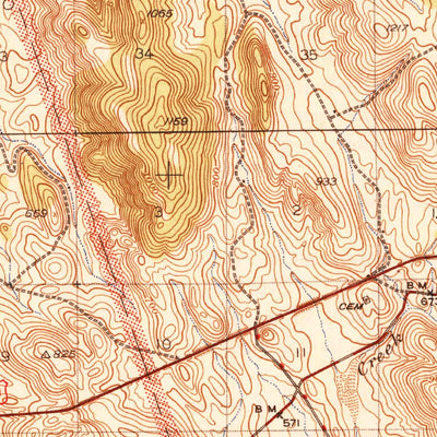 United States Geological Survey Folsom, CA (1944, 62500-Scale) digital map