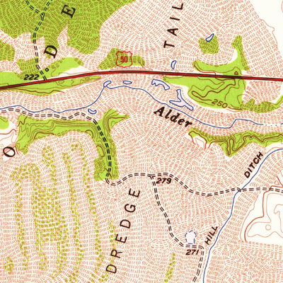 United States Geological Survey Folsom, CA (1954, 24000-Scale) digital map