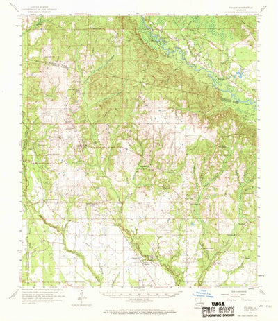 United States Geological Survey Folsom, LA (1954, 62500-Scale) digital map