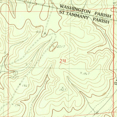 United States Geological Survey Folsom, LA (1983, 24000-Scale) digital map