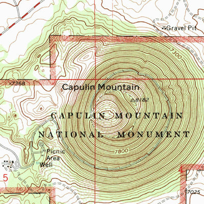 United States Geological Survey Folsom, NM (1972, 24000-Scale) digital map