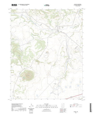 United States Geological Survey Folsom, NM (2023, 24000-Scale) digital map
