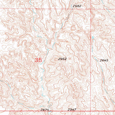 United States Geological Survey Folsom, SD (1953, 24000-Scale) digital map