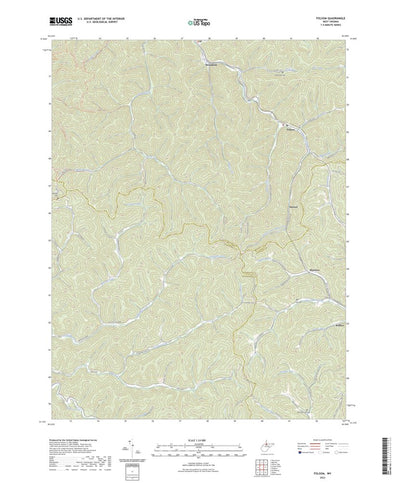 United States Geological Survey Folsom, WV (2023, 24000-Scale) digital map