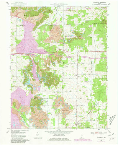 United States Geological Survey Folsomville, IN (1960, 24000-Scale) digital map