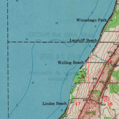 United States Geological Survey Fond Du Lac, WI (1955, 62500-Scale) digital map