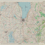 United States Geological Survey Fond Du Lac, WI (1980, 100000-Scale) digital map