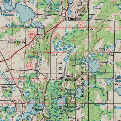 United States Geological Survey Fond Du Lac, WI (1980, 100000-Scale) digital map