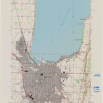 United States Geological Survey Fond Du Lac, WI (1992, 24000-Scale) digital map