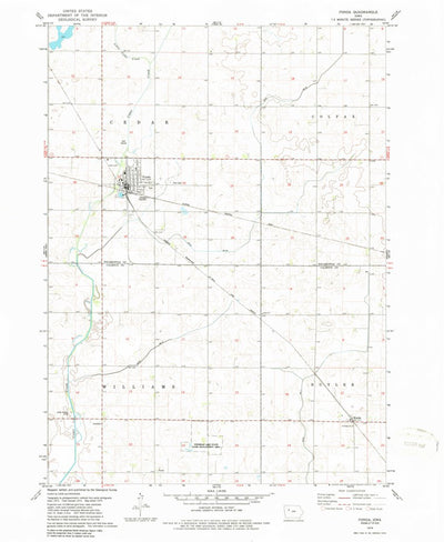 United States Geological Survey Fonda, IA (1979, 24000-Scale) digital map
