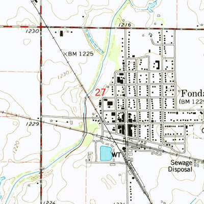 United States Geological Survey Fonda, IA (1979, 24000-Scale) digital map
