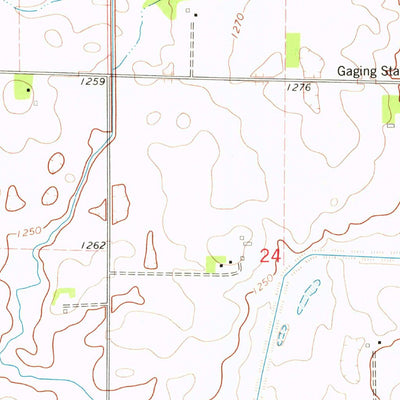 United States Geological Survey Fonda NE, IA (1979, 24000-Scale) digital map