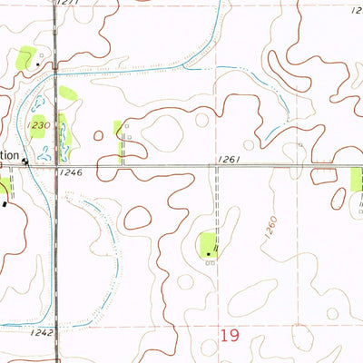 United States Geological Survey Fonda NE, IA (1979, 24000-Scale) digital map