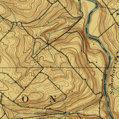 United States Geological Survey Fonda, NY (1898, 62500-Scale) digital map
