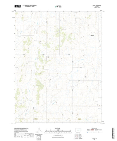 United States Geological Survey Fondis, CO (2022, 24000-Scale) digital map