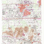 United States Geological Survey Fontana, CA (1967, 24000-Scale) digital map