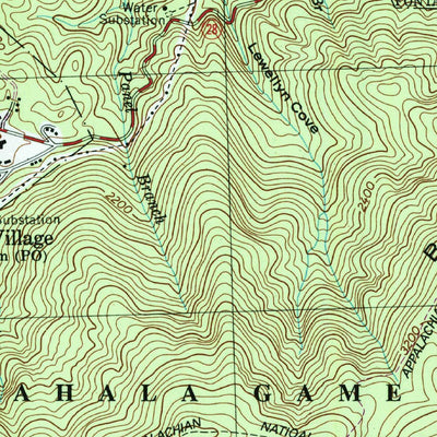 United States Geological Survey Fontana Dam, NC (2000, 24000-Scale) digital map