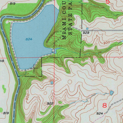United States Geological Survey Fontana, KS (1958, 24000-Scale) digital map