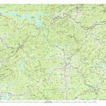 United States Geological Survey Fontana Lake, NC-TN-SC-GA (1983, 100000-Scale) digital map