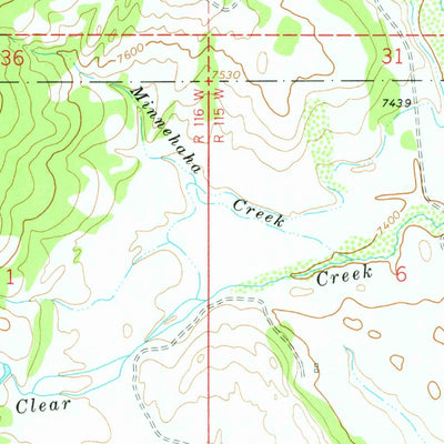 United States Geological Survey Fontenelle Basin, WY (1967, 24000-Scale) digital map