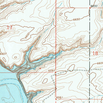 United States Geological Survey Fontenelle Reservoir SE, WY (1968, 24000-Scale) digital map
