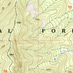 United States Geological Survey Fool Creek Peak, UT (2001, 24000-Scale) digital map